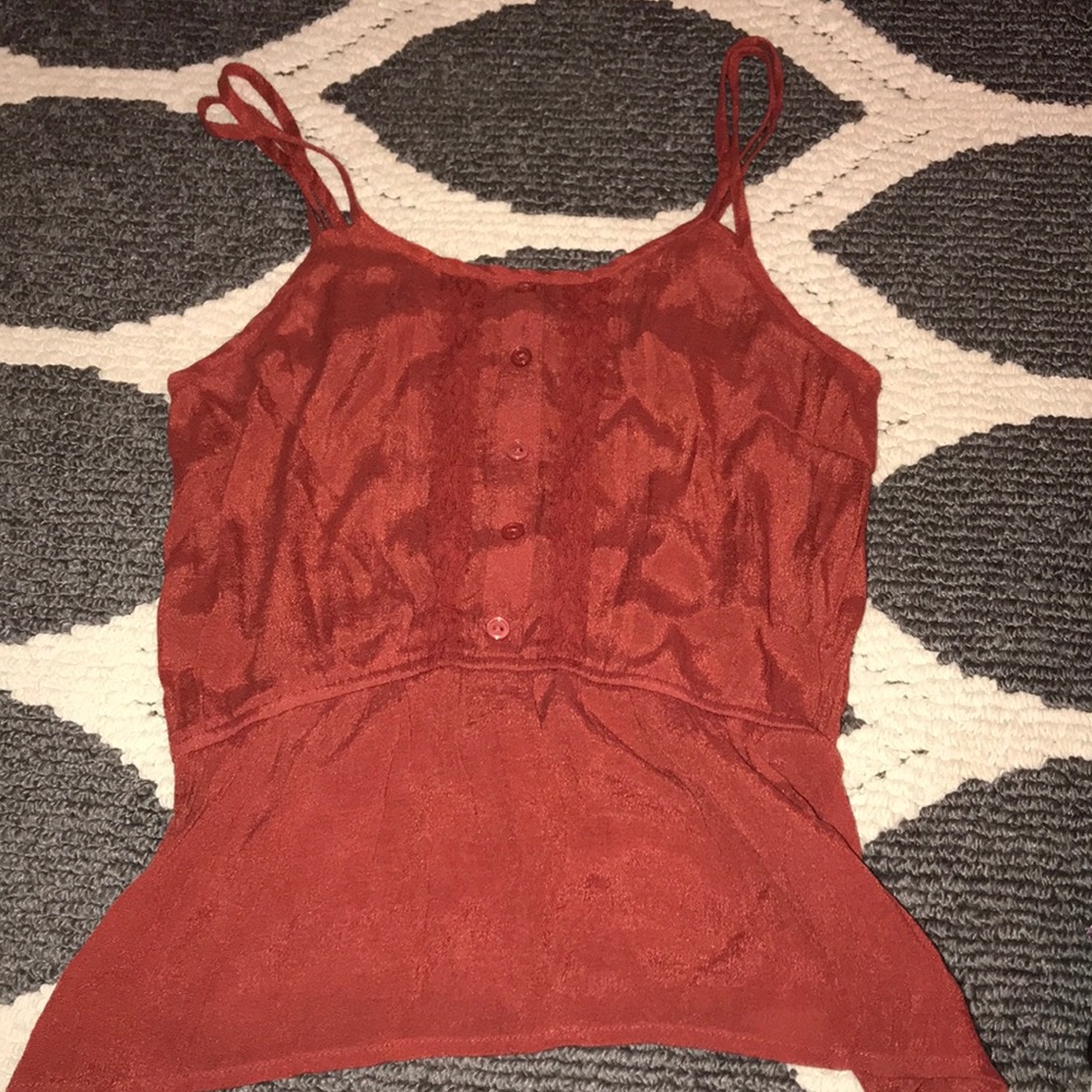 Rust color tank top